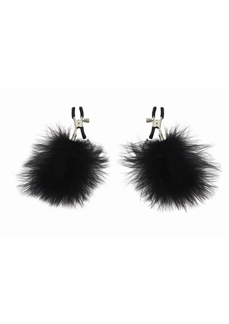 Sex and Mischief Feathered Nipple Clamps - Image 4