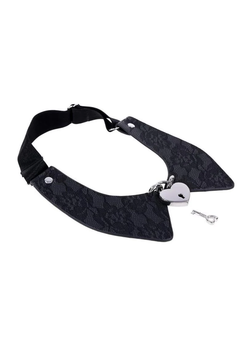 Sex and Mischief Heartbound Lace Day Collar