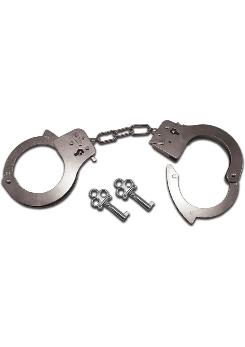Sex and Mischief Metal Handcuffs - Image 3