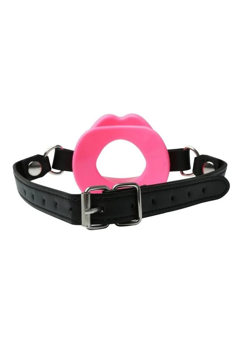 Sex and Mischief Silicone Lips Open Mouth Gag - Image 4