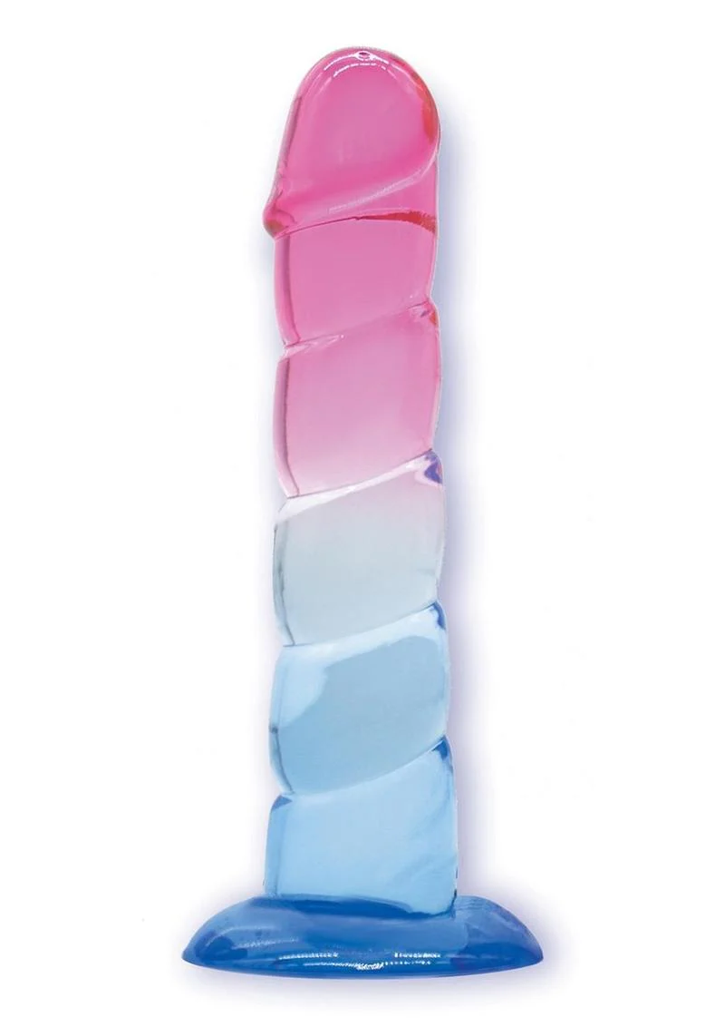 Shades Swirl Dildo with Suction Cup - Image 3