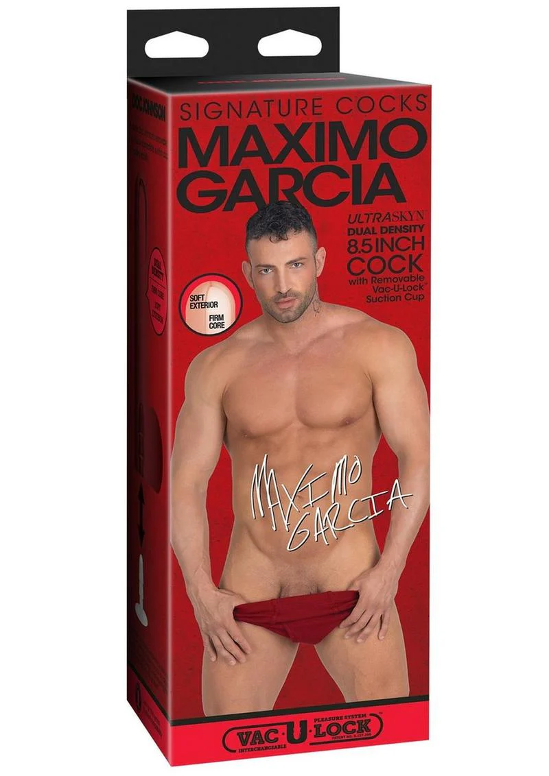 Signature Cocks Ultraskyn Maximo Garcia Dildo with Removable Suction Cup - Image 3