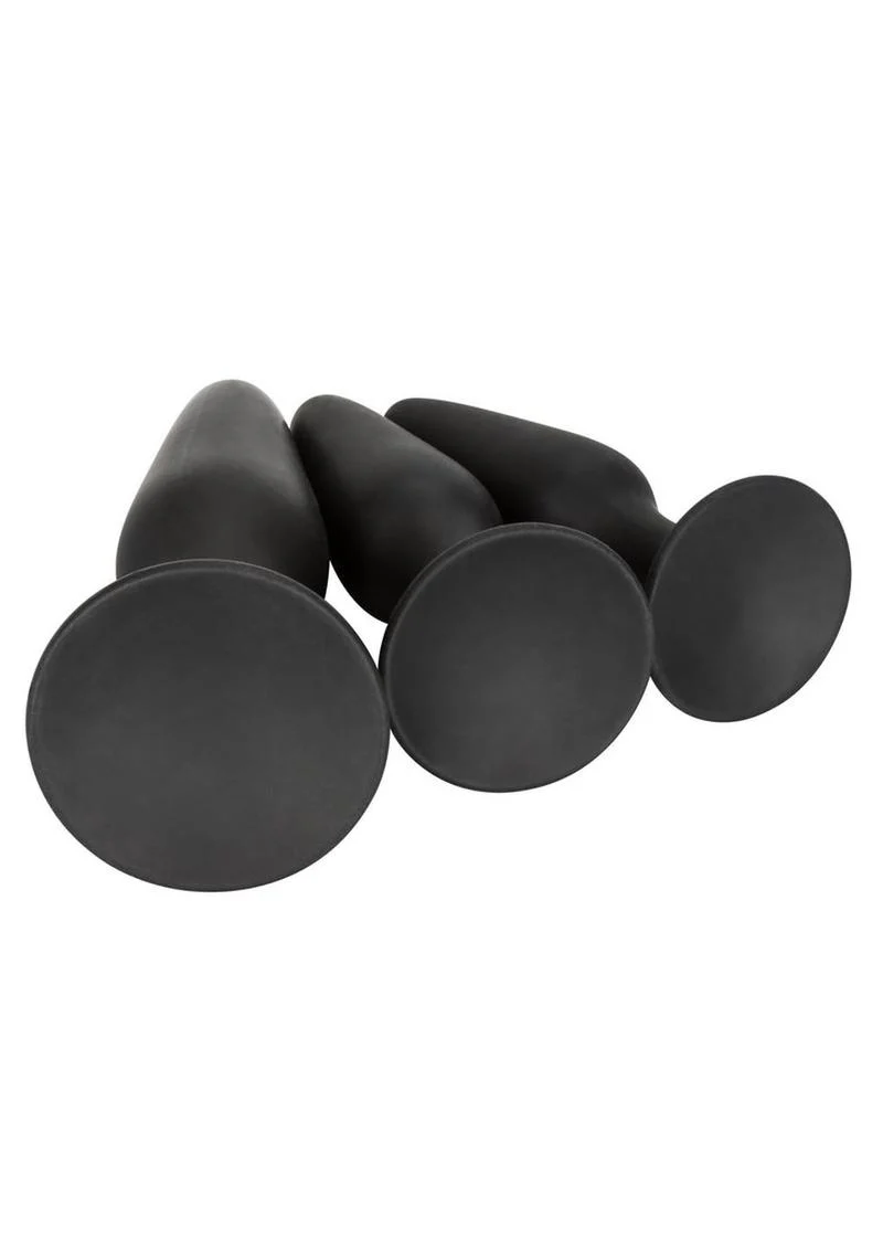Silicone Anal Trainer Kit Black 3 Sizes - Image 2