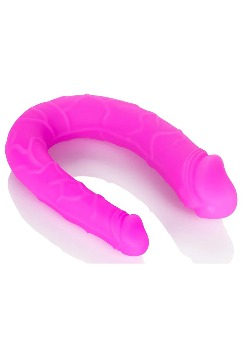 Silicone Double Dong AC/DC Dong Dual Penetration Non Vibrating Silicone Double Dong - Image 2