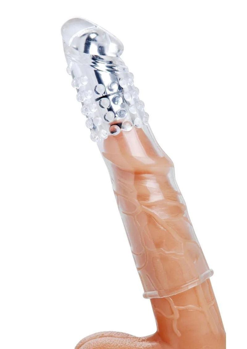 Size Matters Clear Sensations Vibrating Penis Enhancer - Image 2