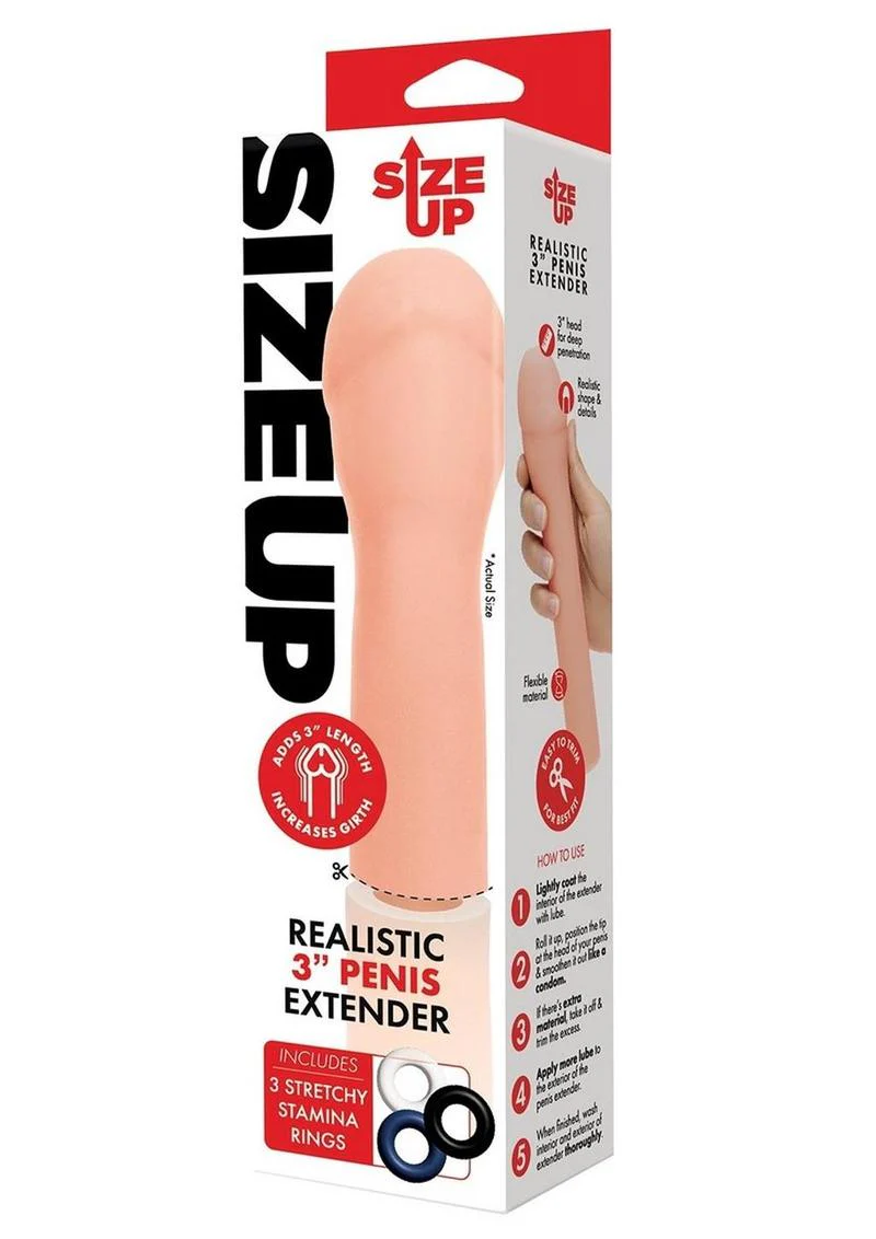 Size Up Extra Realistic Penis Extender - Image 4