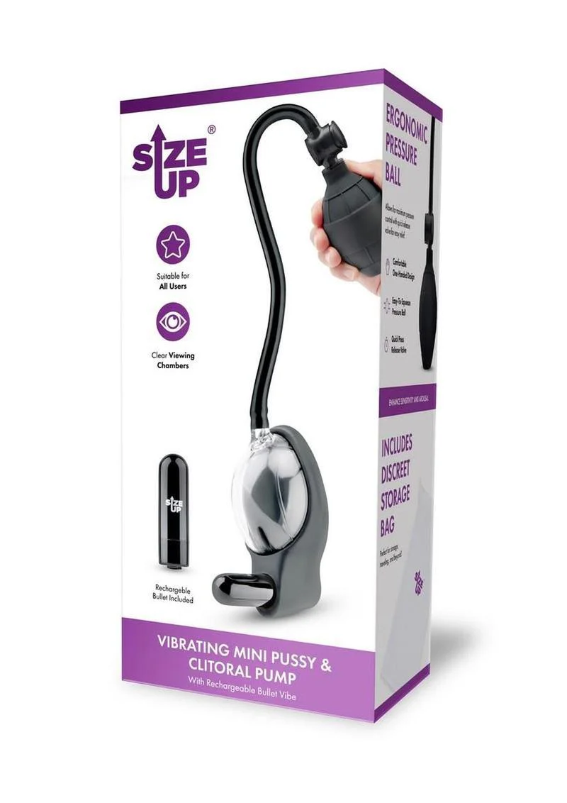 Size Up Rechargeable Vibrating Petite Pump - Image 2