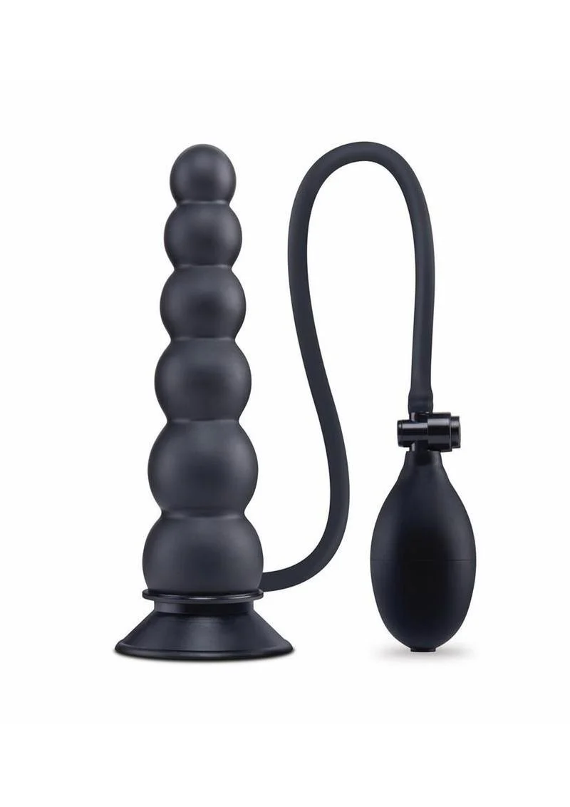 Size Up Ripple Inflatable Silicone Butt Plug - Image 5