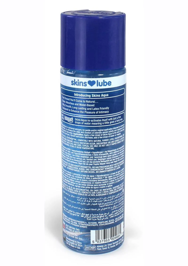 Skins Aqua Water Based Lubricant
