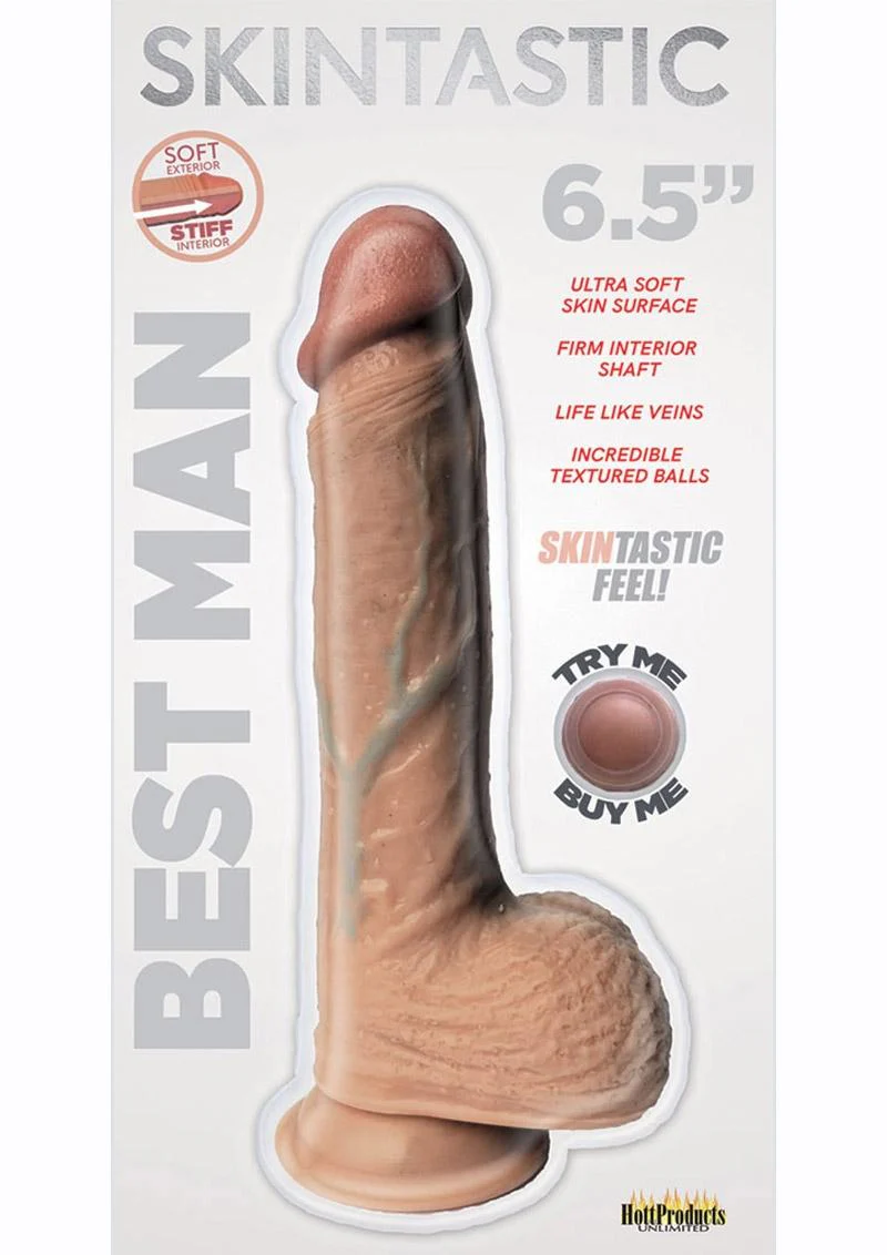 Skintastic So Vein Realistic Dildo with Balls Waterproof - Image 2
