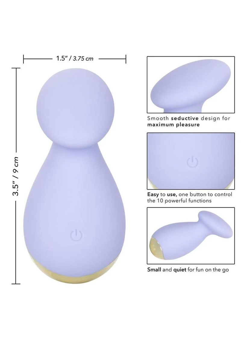 Slay #Enticeme Rechargeable Silicone Vibrating Mini Wand Massager - Image 4