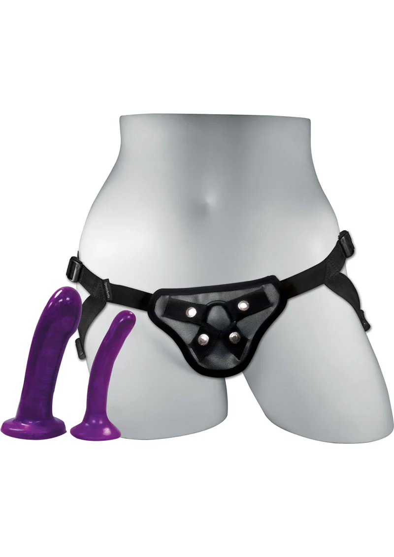 Sportsheets Anal Explorer Strap-On Harness Kit with 2 Silicone Dildos - Image 3