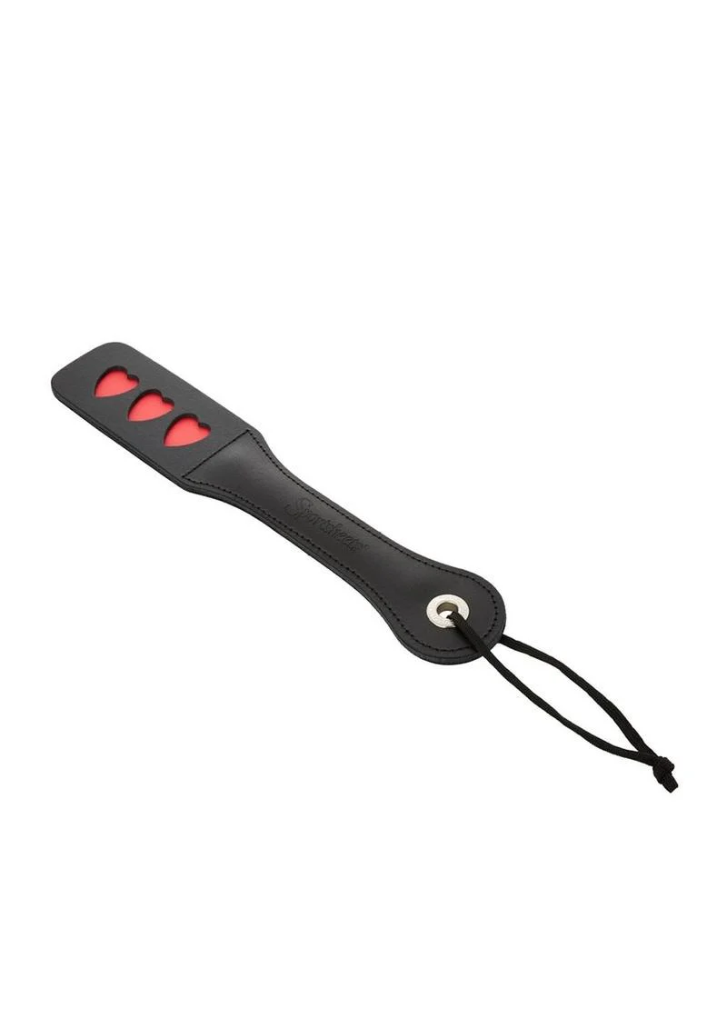 Sportsheets Leather Heart Impression Paddle - Image 2