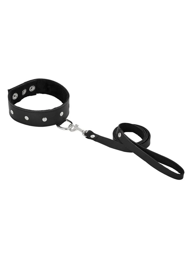 Sportsheets Leather Leash and Collar - Image 2