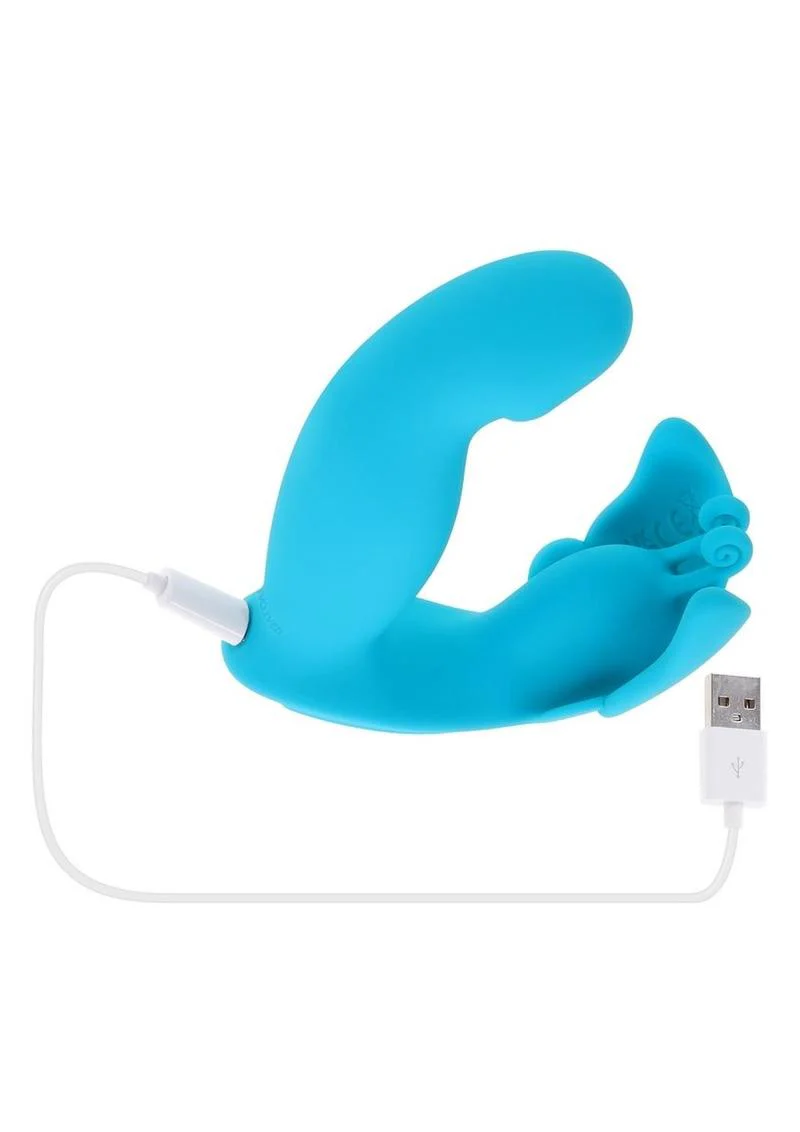 Spread Your Wings Rechargeable Silicone Multi Vibrator - Image 3
