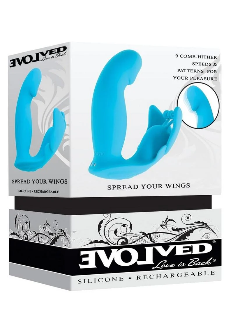 Spread Your Wings Rechargeable Silicone Multi Vibrator - Image 4