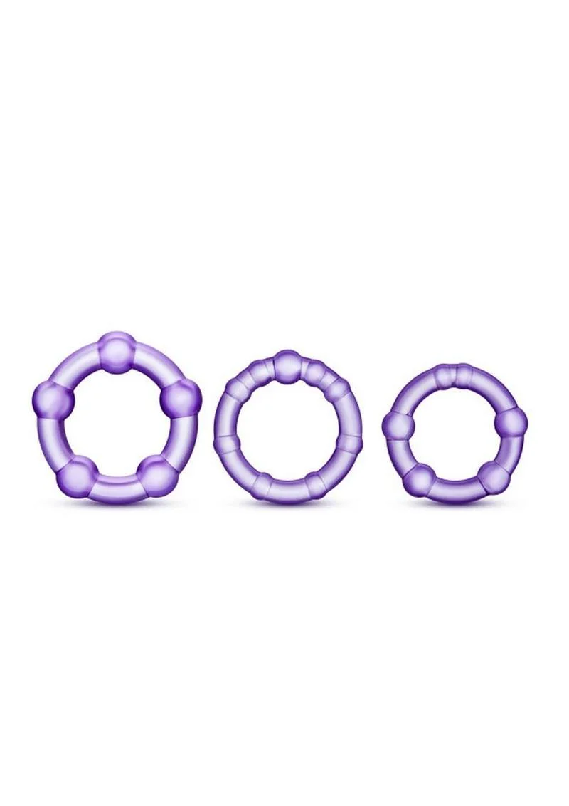 Stay Hard Beaded Cock Rings (3 Sizes - Image 11