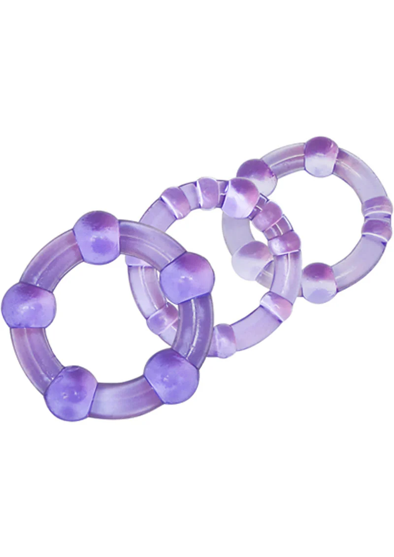 Stay Hard Beaded Cock Rings (3 Sizes - Image 12