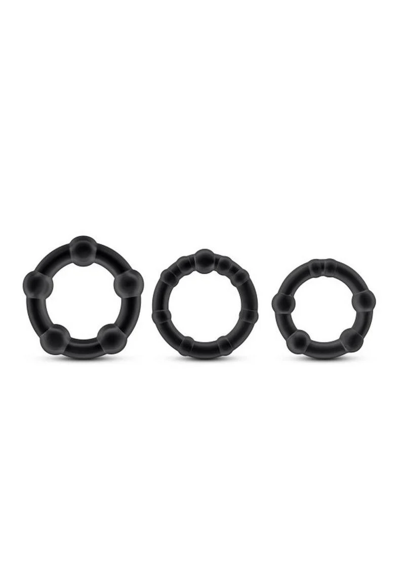 Stay Hard Beaded Cock Rings (3 Sizes - Image 3
