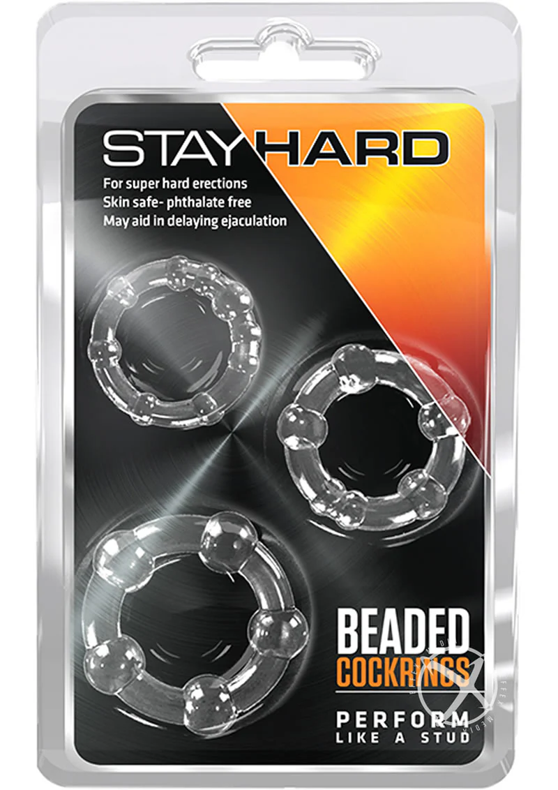 Stay Hard Beaded Cock Rings (3 Sizes - Image 7