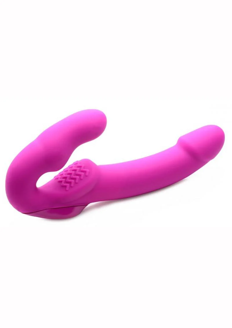Strap U Evoke Super Charged Rechargeable Silicone Vibrating Strapless Strap-On - Image 7