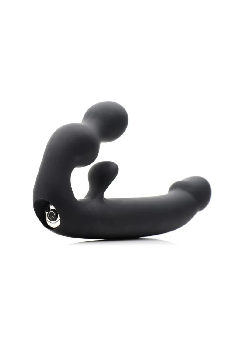 Strap U Tri-Volver Rechargeable Silicone Strapless Strap-On - Image 4