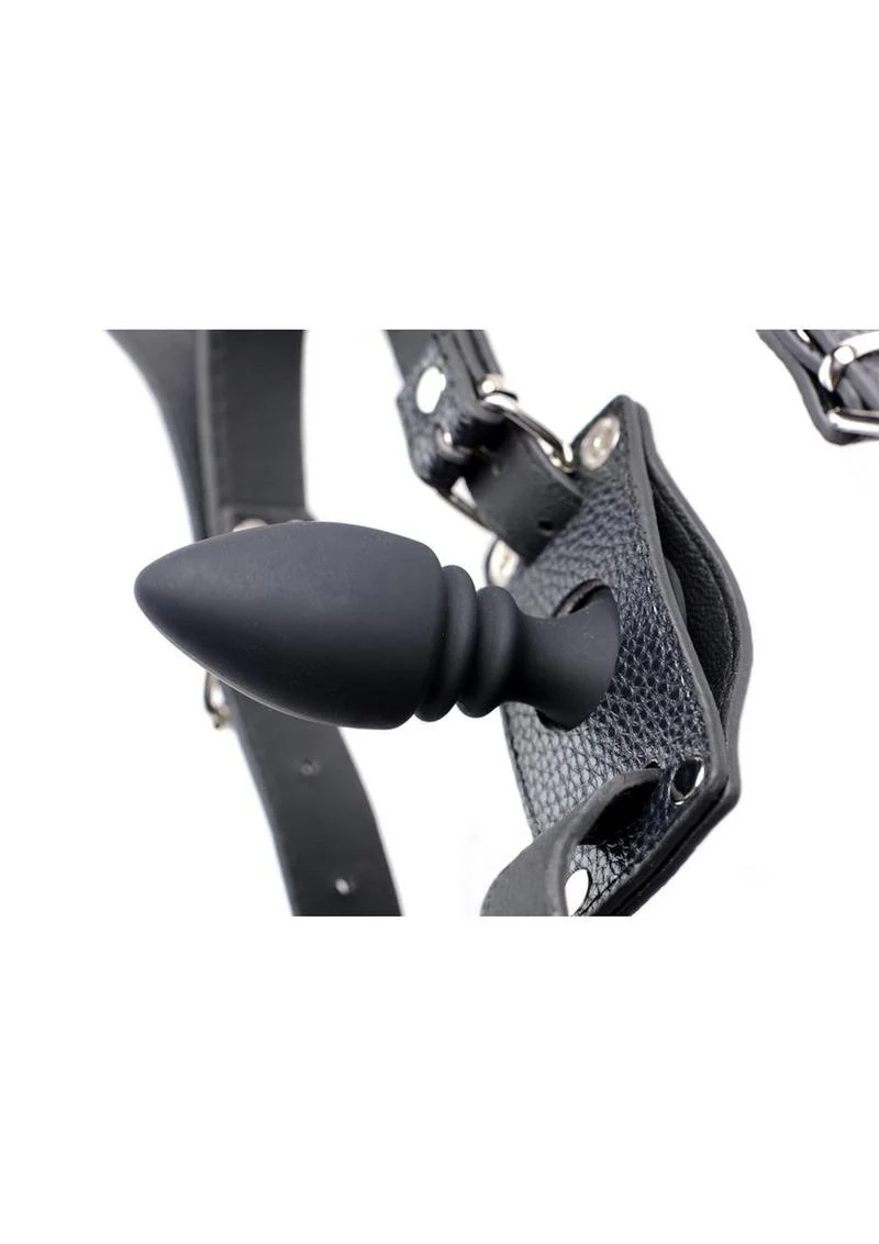 Strict Male Harness with Silicone Anal Plug - Image 4