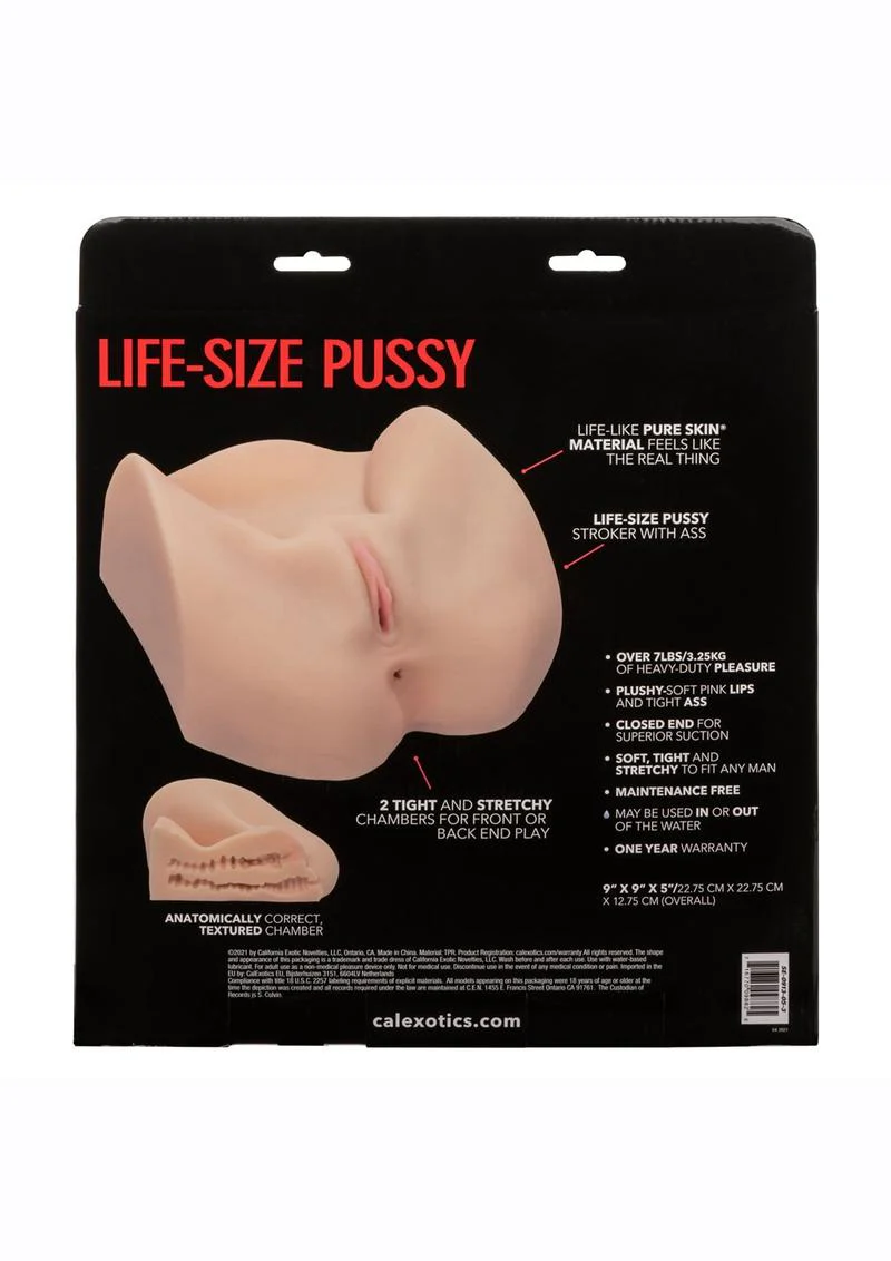 Stroke It Life-Size Pussy Masturbator - Pussy - Image 2