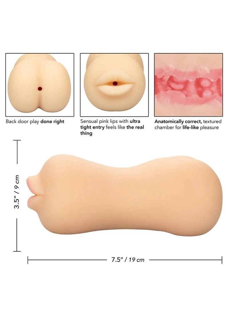 Stroke It Realistic Dual Ended Stroker - Mouth and Ass - Image 2