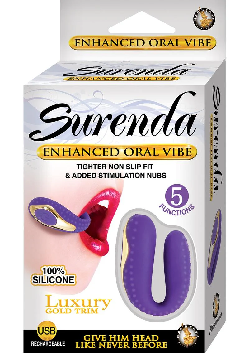 Surenda Enhanced Oral Vibe Rechargeable Silicone Vibrator - Image 3