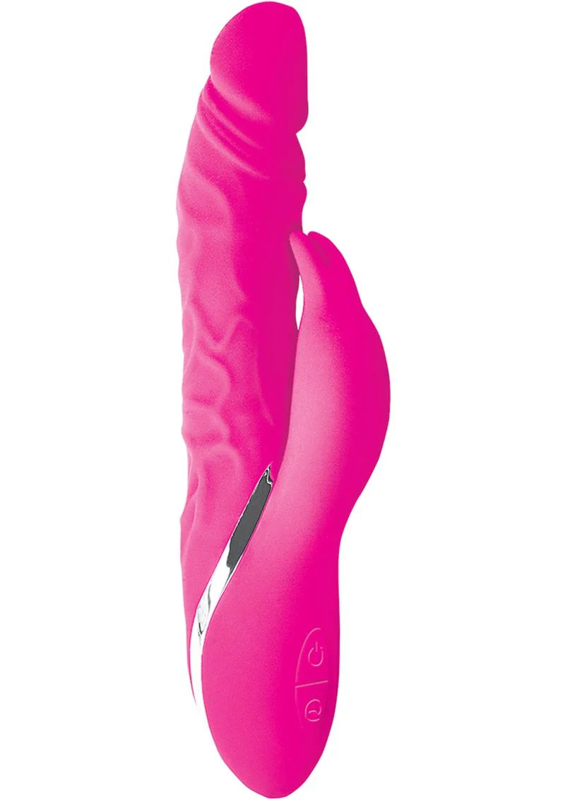 Surenda Rabbit Lover and Dildo Rechargeable Silicone Vibrator - Image 4