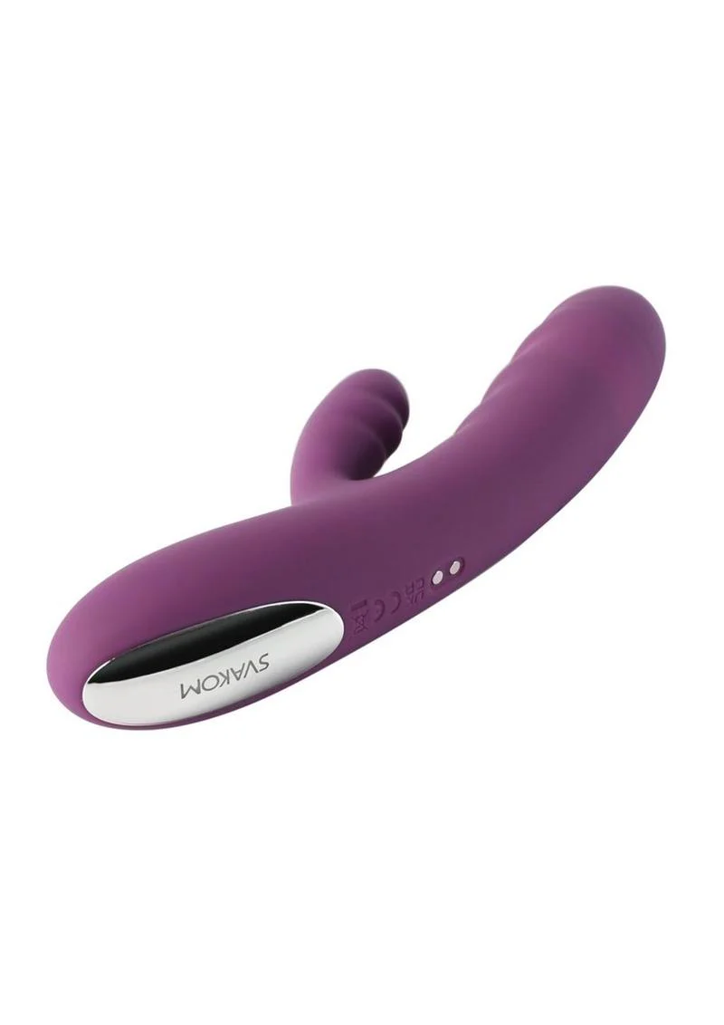 Svakom Avery Silicone Dual Stimulating Rechargeable Vibrator - Image 2