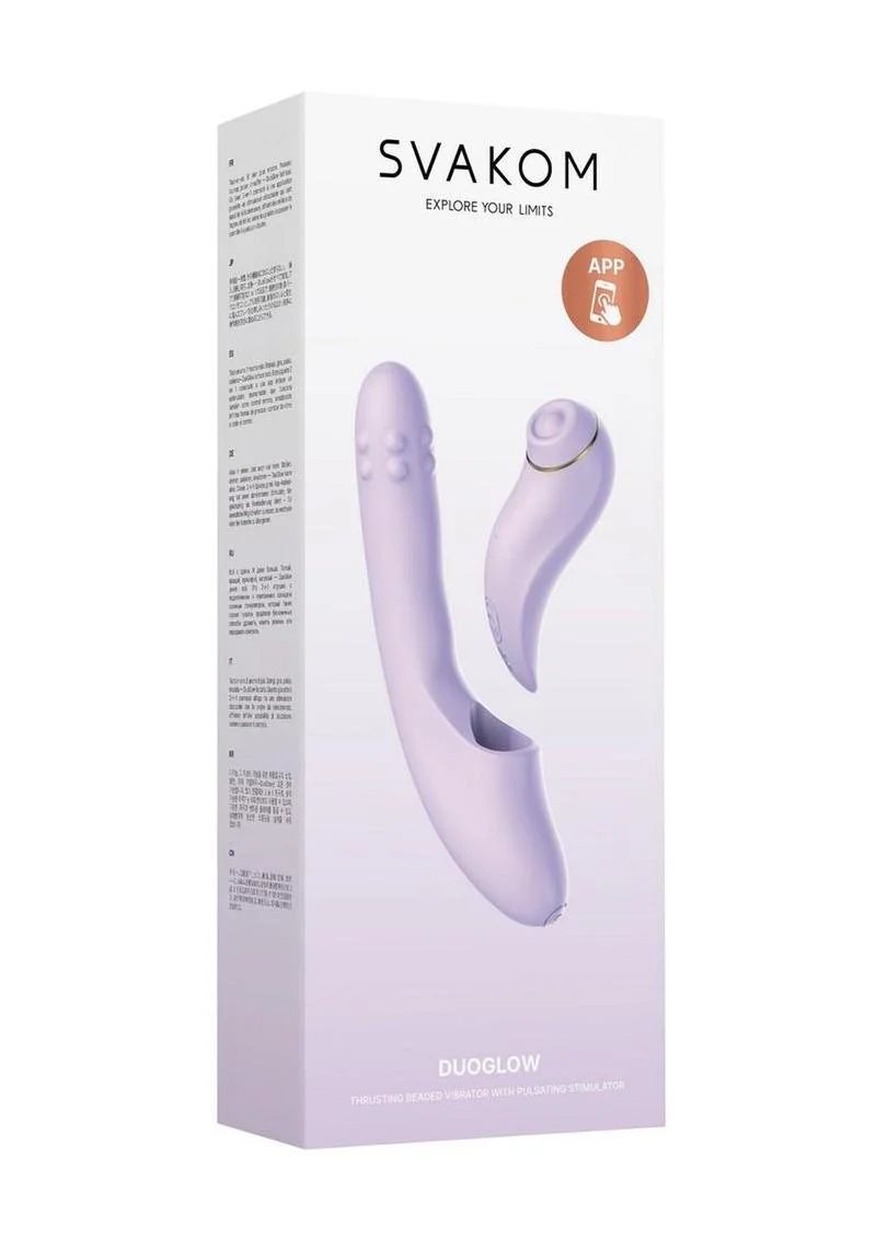 Svakom Duoglow Rechargeable Silicone Dual Vibrator - Image 2