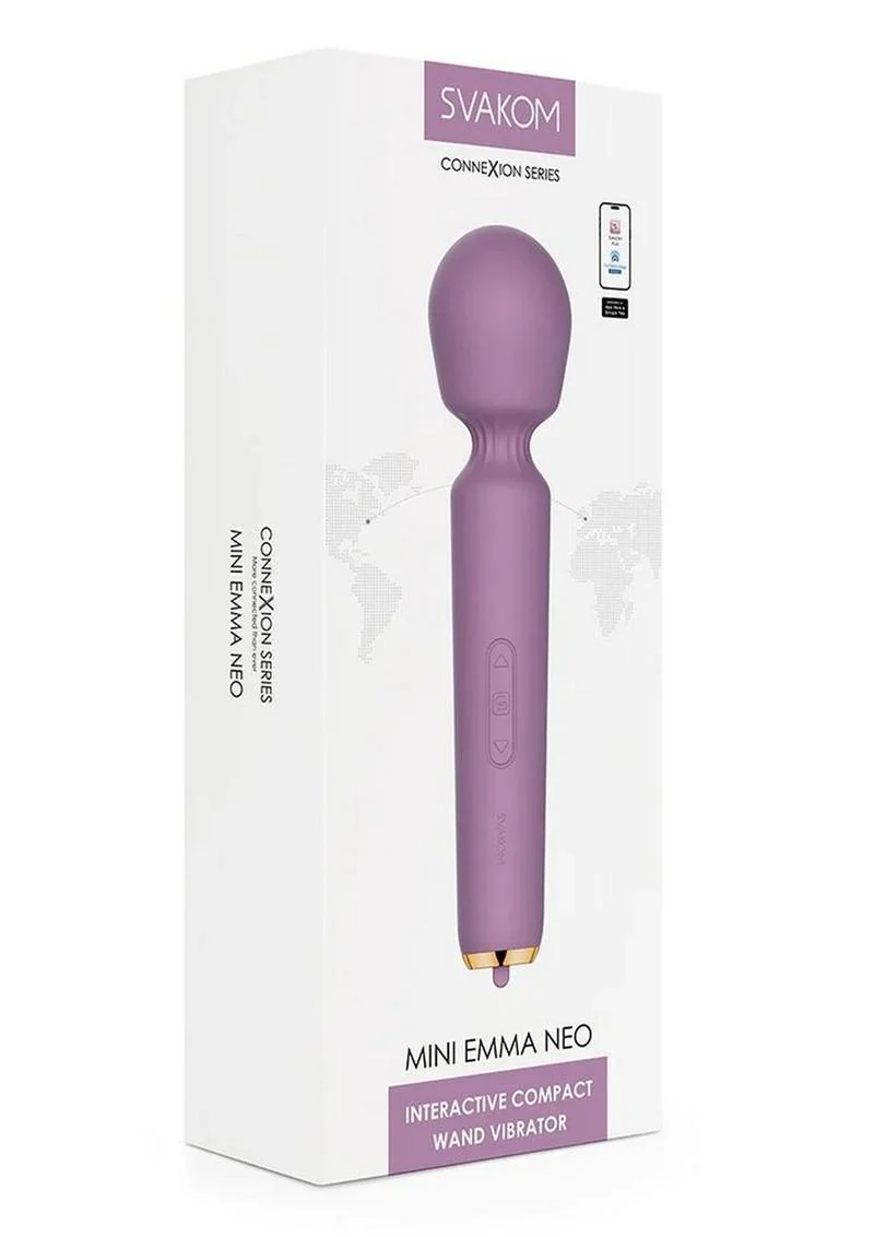 Svakom Mini Emma Neo Rechargeable Silicone Vibrator with Compatible App - Image 2