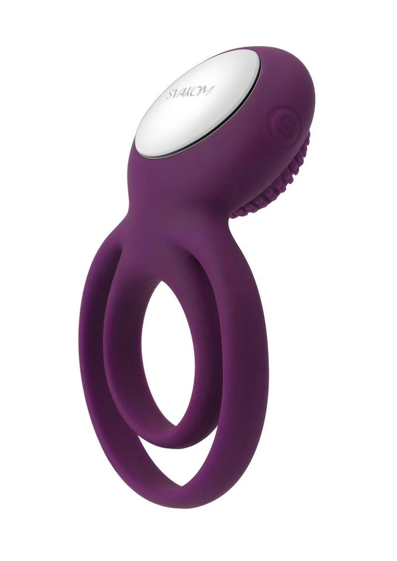 Svakom Tammy Silicone Rechargeable Clitoral Stimulator Couple's Ring - Image 2