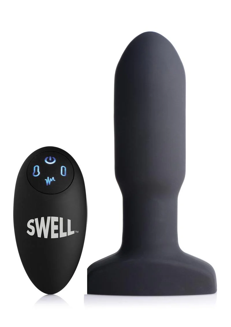 Swell Inflatable Rechargeable Silicone Vibrating Missile Anal Plug - Image 2