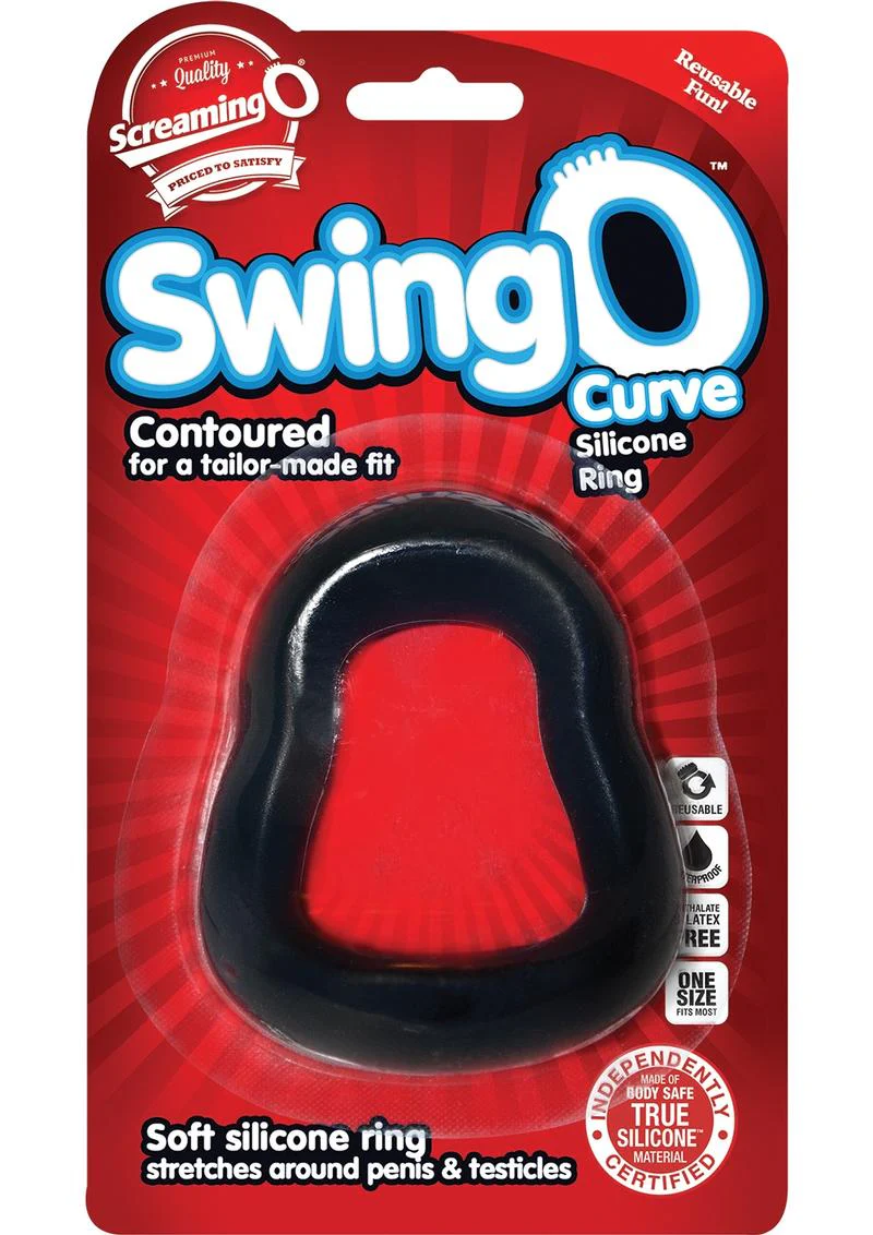 Swingo Curve Silicone Cock Ring - Image 2