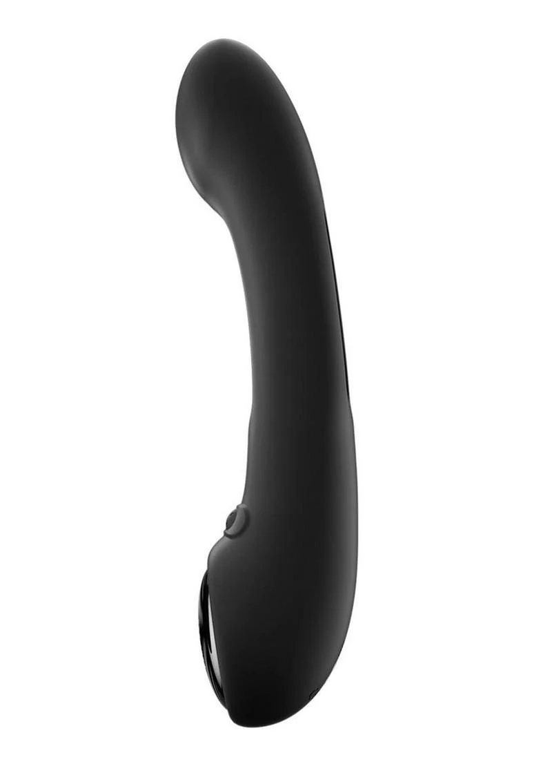 Tempo Pressure Sensing App Controlled Kinky Finger Tapping Rechargeable Silicone G-Spot Vibrator - Image 4