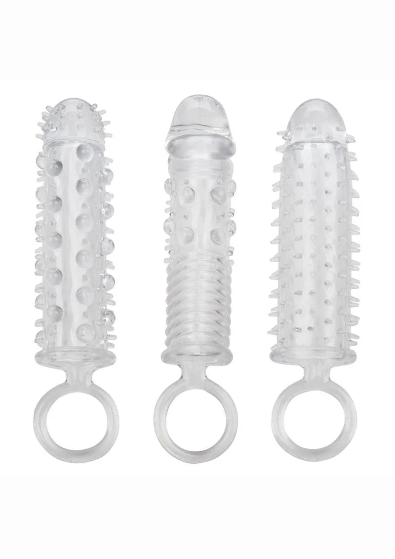 Textured Extension Set Penis Sleeves - Image 2