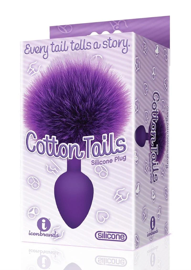 The 9's - Cottontails Silicone Bunny Tail Butt Plug - Image 3