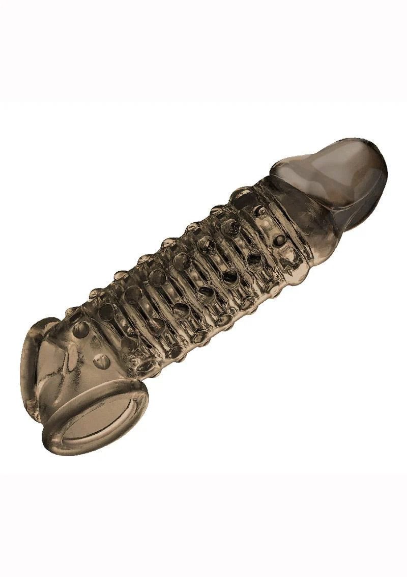 The 9's - Toppers Open Ended, Ribbed and Nubbed Penis Extender - Image 4