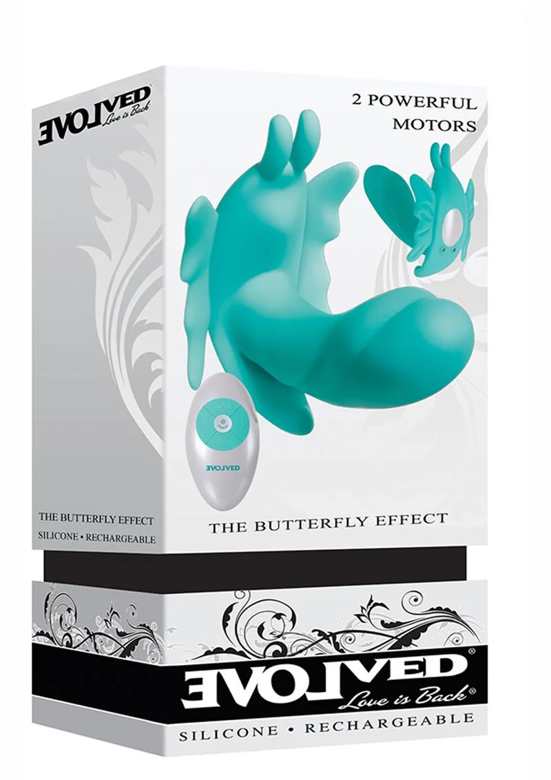The Butterfly Effect Rechargeable Silicone Dual Motor Vibrator with Remote Control - Image 2