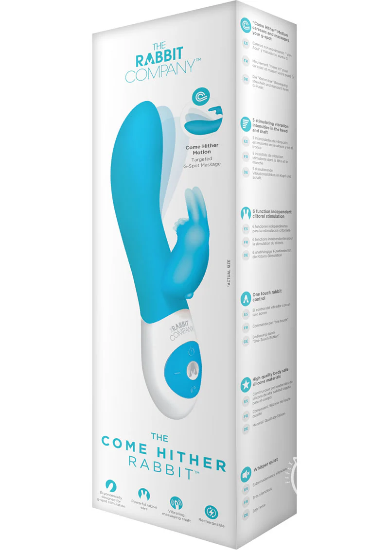 The Come Hither Rabbit Rechargeable Silicone G-Spot Vibrator - Image 10