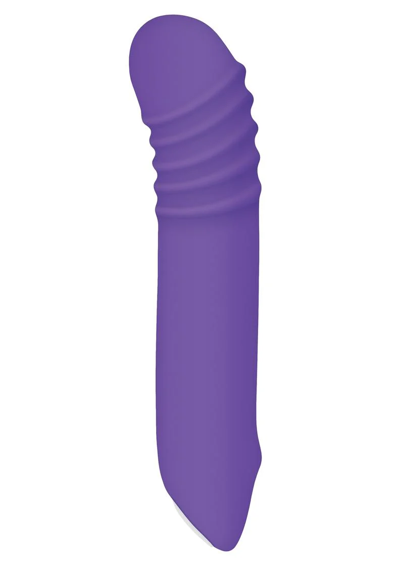 The G Rave Silicone Rechargeable G-Spot Light-Up Vibrator - Image 4