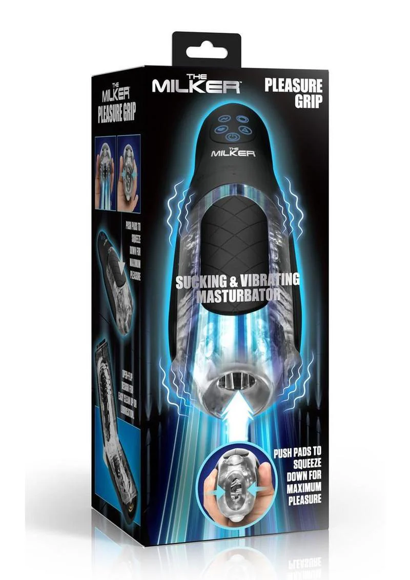 The Mk Pleasure Grip Sucking and Vibrating Rechargeable Masturbator - Image 2