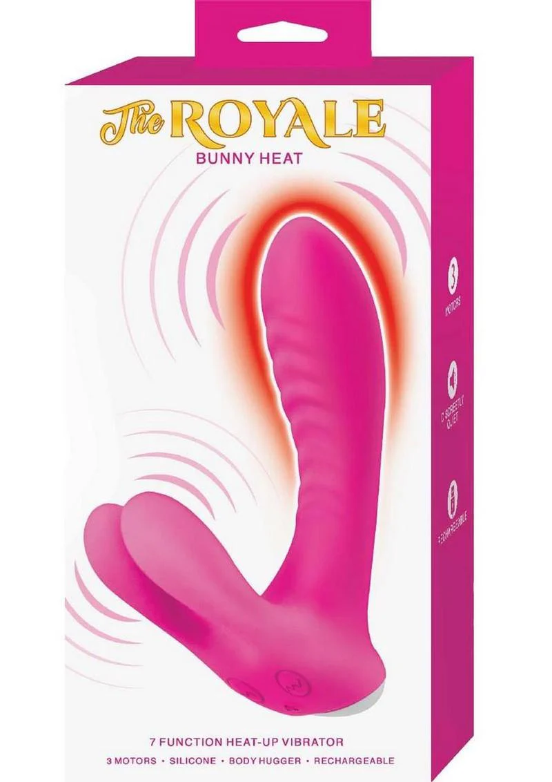 The Royal Bunny Heat Rechargeable Silicone Warming G-Spot Vibrator - Image 2