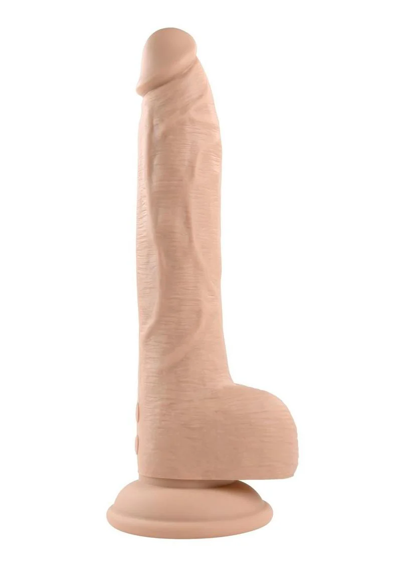 Thrust In Me Rechargeable Silicone Thrusting Vibrating Realistic Dong with Remote Control - Image 6