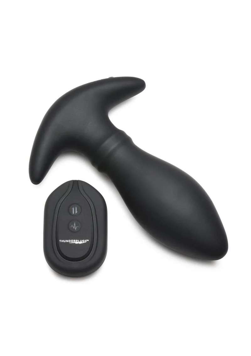 Thunder Plugs Rim Slide 7x Sliding Ring Silicone Rechargeable Butt Plug with Remote Control - Image 4