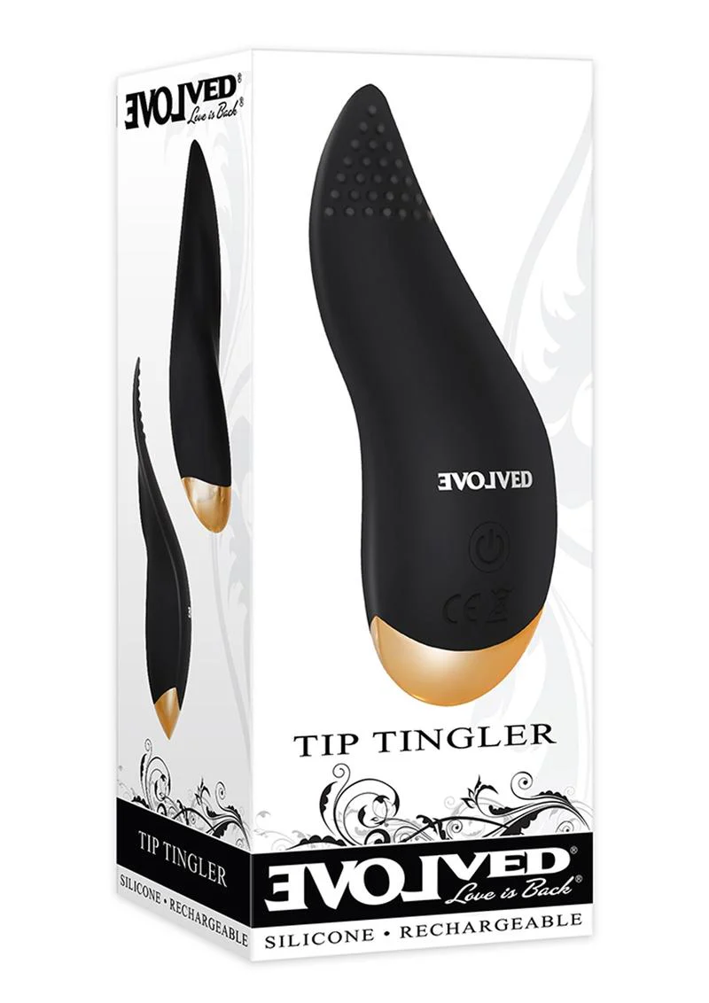 Tip Tingler Silicone Rechargeable Tongue Shape Vibrator - Image 2
