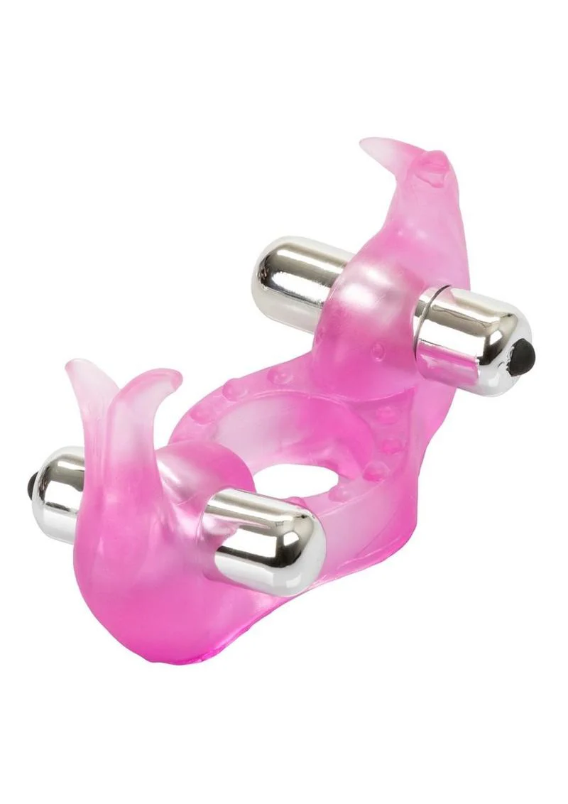 Triple Orgasms Enhancer Vibrating Cock Ring with Clitoral Stimulation - Image 2